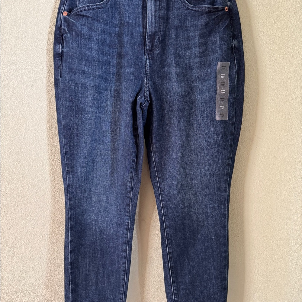 Sonoma Women's Blue Denim Skinny Jeans size 10P petite
